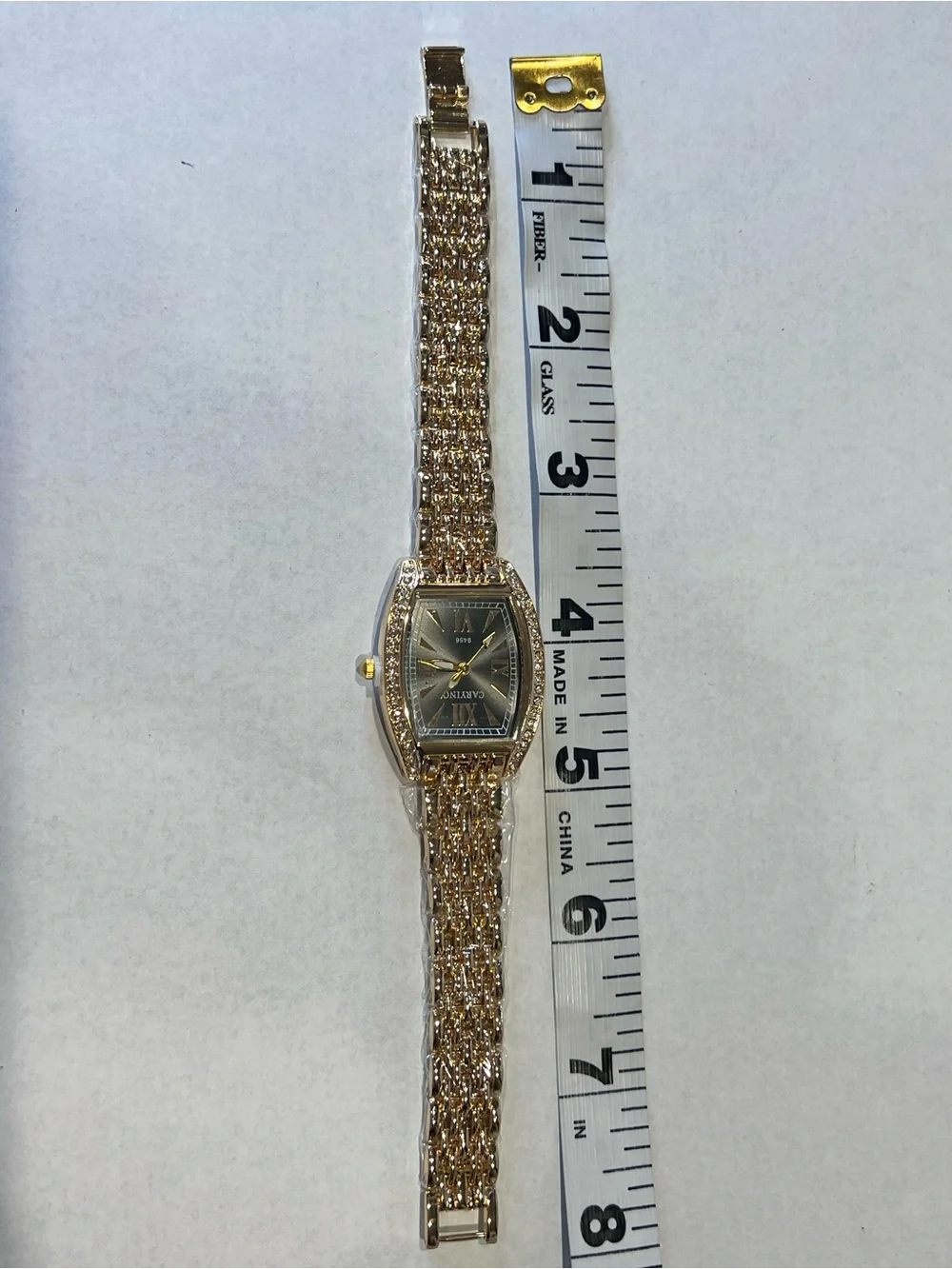 Carvino Gold-Tone Women's Watch - Black Dial